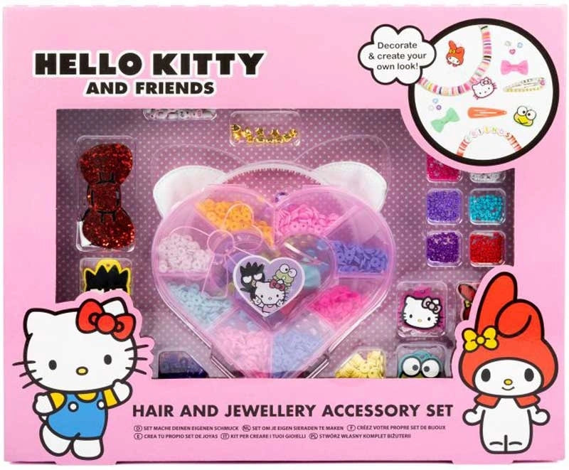 Set Perline e Gioielli Hello Kitty and Friends – Kit per Creare Braccialetti e Accessori