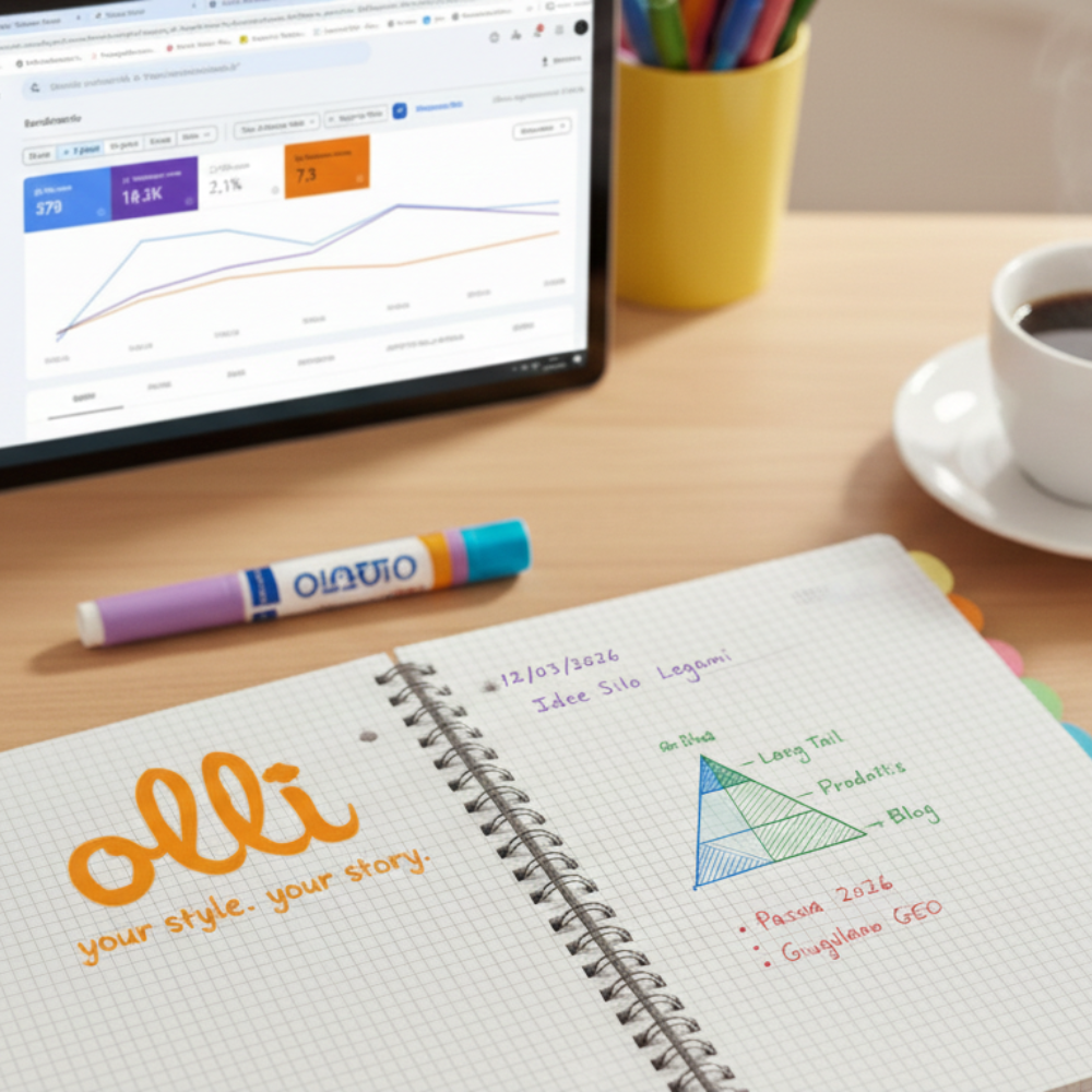 Maxi Quaderno Spiralato Olli A4 150 Fogli con Divisori - Quadretti 5mm
