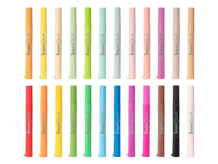 Tempera Stick Colourbook Rainbow Lavabile Senza Pennello | Cartoleria Claudio