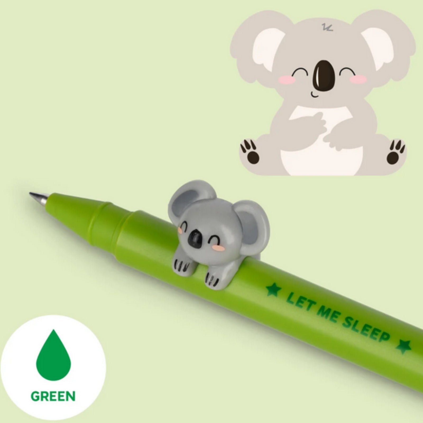 Penna Gel con Animaletto Decorativo Koala "Let me sleep" - Lovely Friends Legami