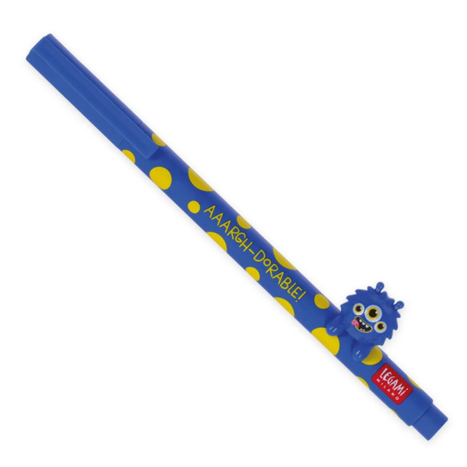 Penna Gel con Animaletto Decorativo Monster "Aaargh-dorable!" - Lovely Friends Legami