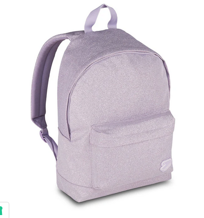 Zaino Seven glitter bianco disponibile da cartoleria claudio a giugliano in campania a napoli