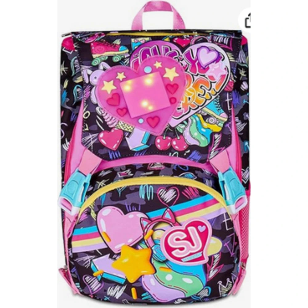 Zaino SJ Gang Style Jam Gang Game LED Girl - Qualità Seven - Scuola e Tempo Libero