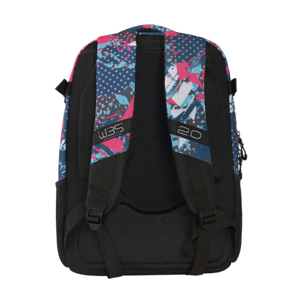 Zaino Scuola Organizzato Ergonomico Comix WBS 2.0 Mix Pink