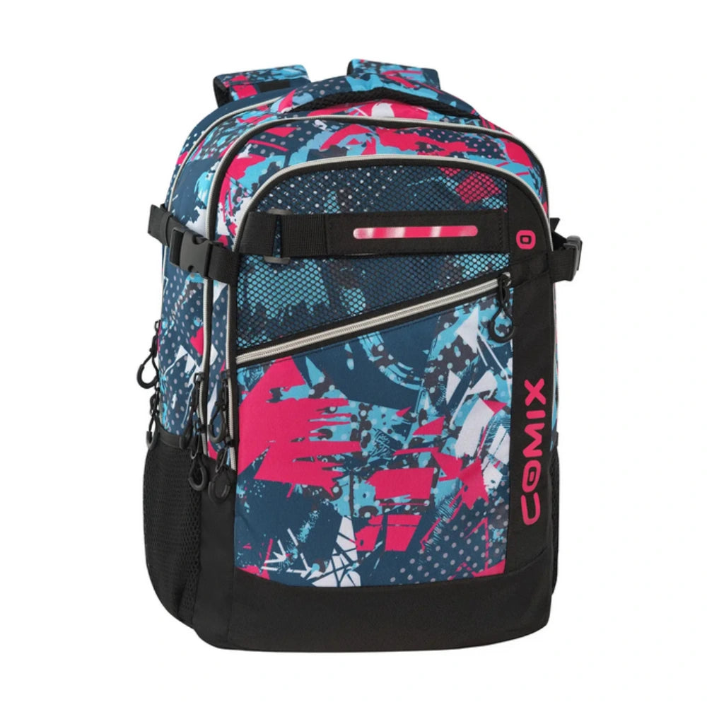Zaino Scuola Organizzato Ergonomico Comix WBS 2.0 Mix Pink