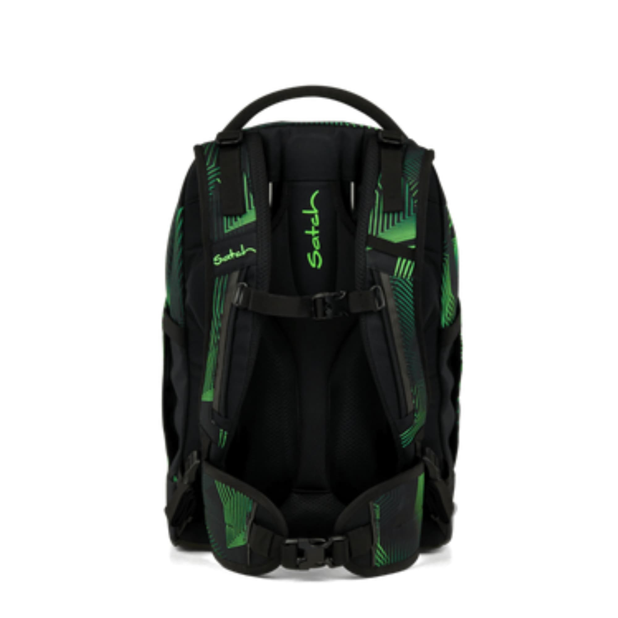 Zaino Satch Pack Seismic Green ergonomico e regolabile per ragazzi - Cartoleria Claudio Giugliano in Campania Napoli