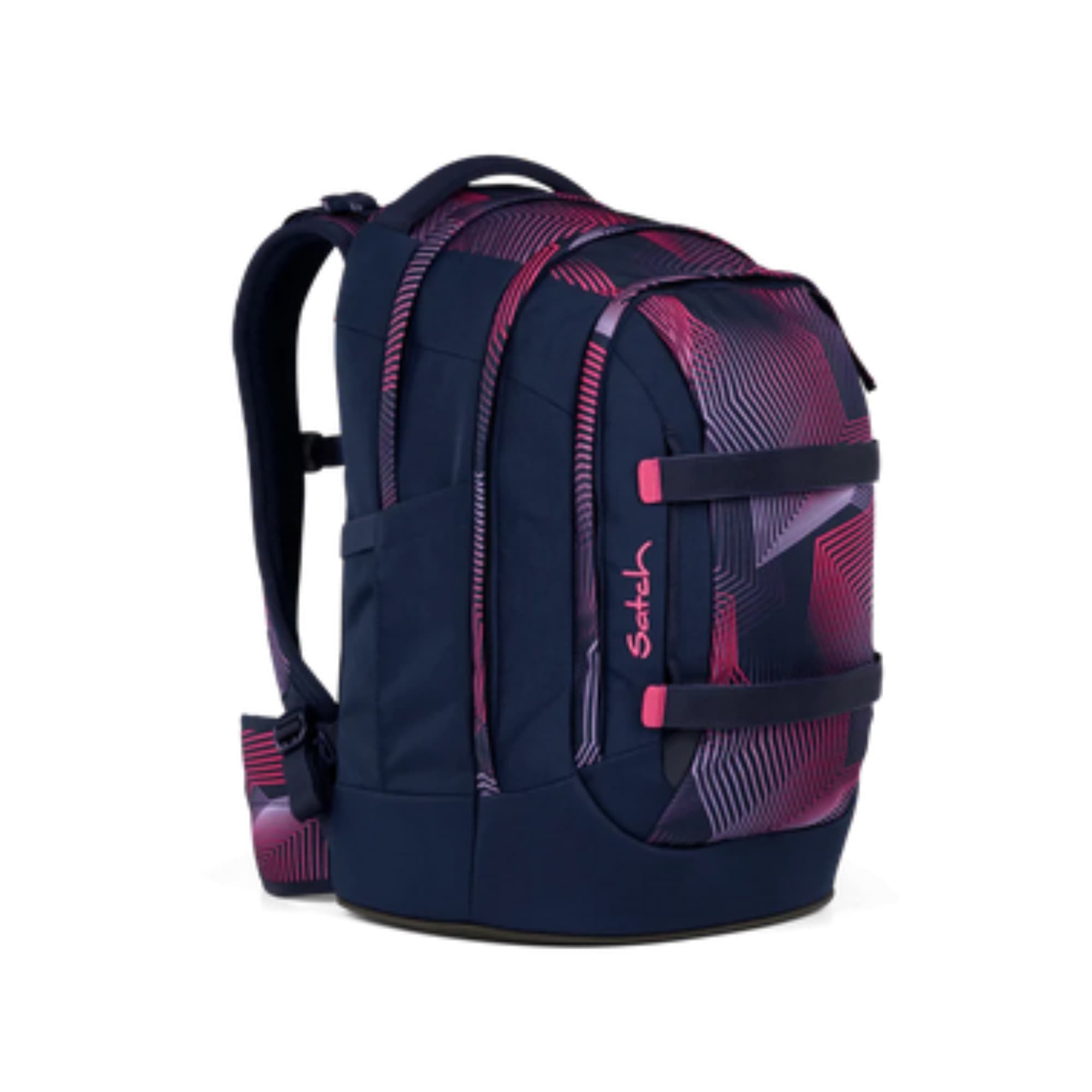 Zaino Satch Pack Seismic Pink – Ergonomico e Regolabile per Scuola Media e Superiore