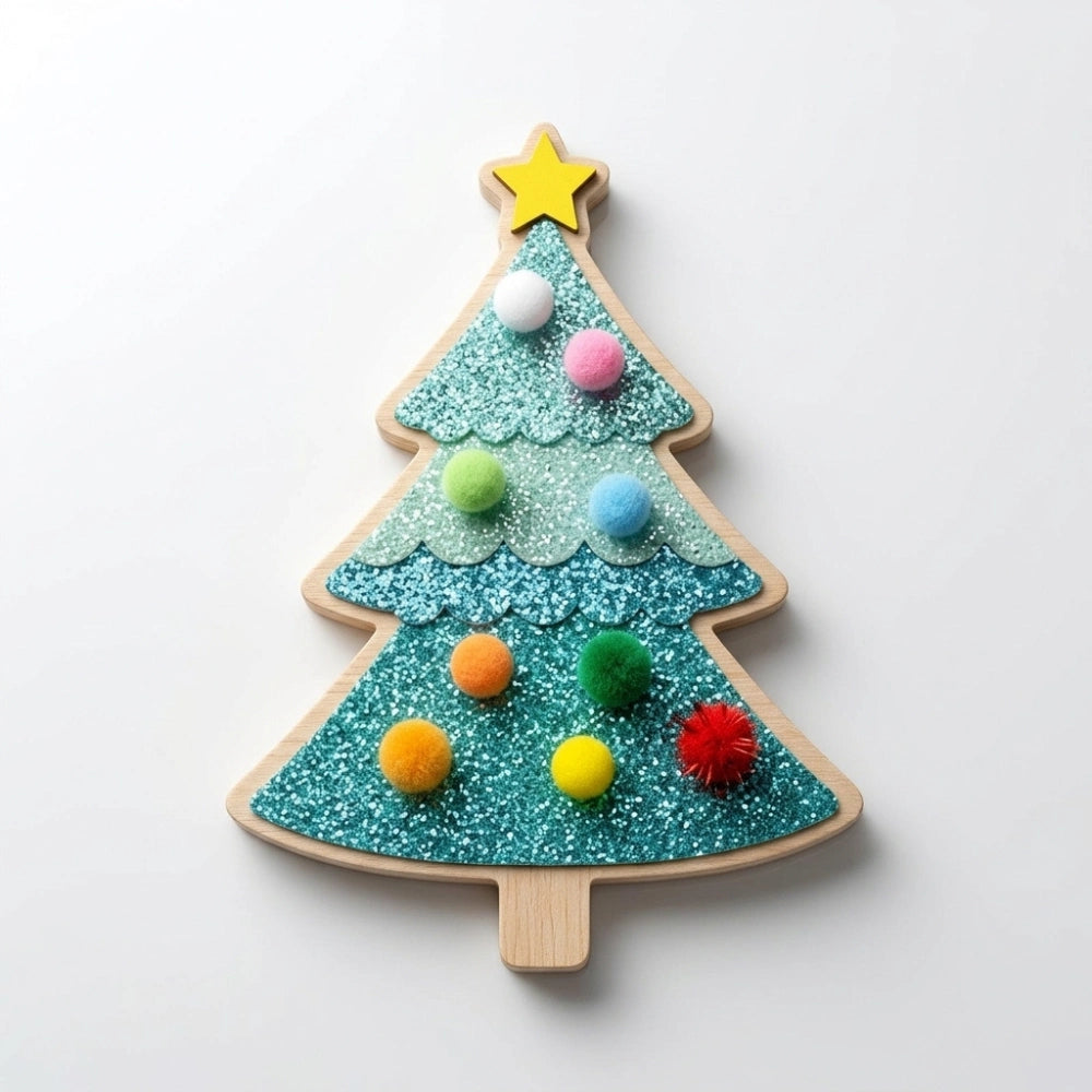 Set creativo per lavoretti albero di Natale