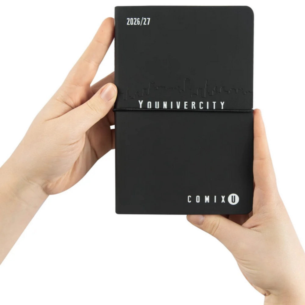 Agenda 13 Mesi 2026/27 Comix U Younivercity Settimanale Nero – Medium