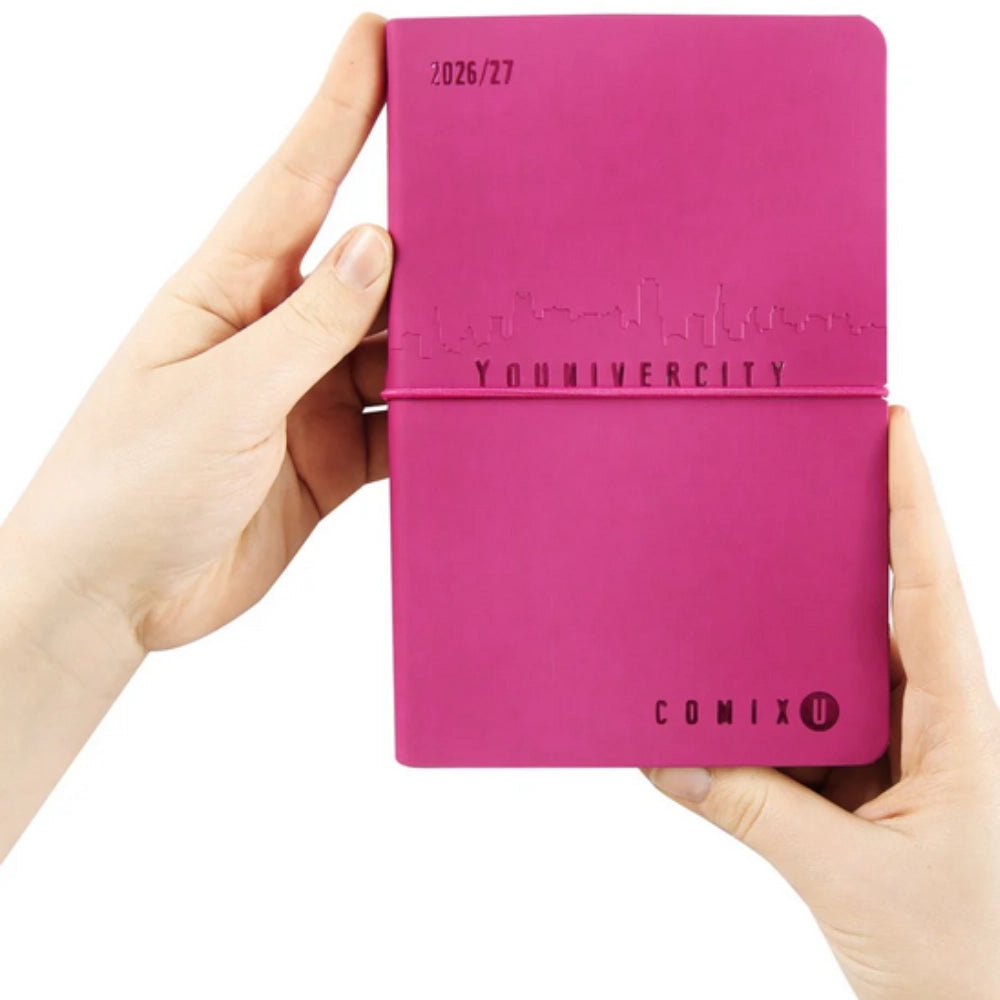Agenda 13 Mesi 2026/27 Comix U Younivercity Settimanale Fucsia – Medium