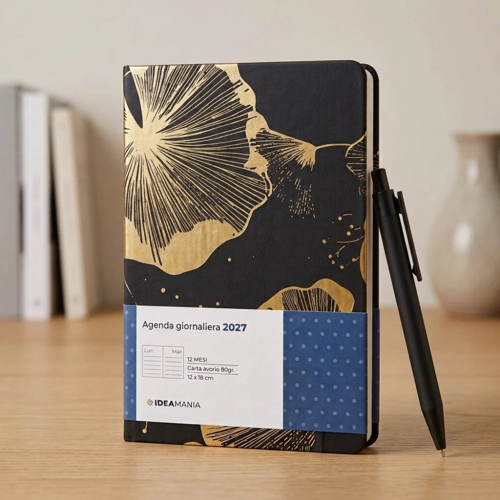 Agenda giornaliera 2027 Special Edition con penna Ideamania by Seven 12 × 18 cm