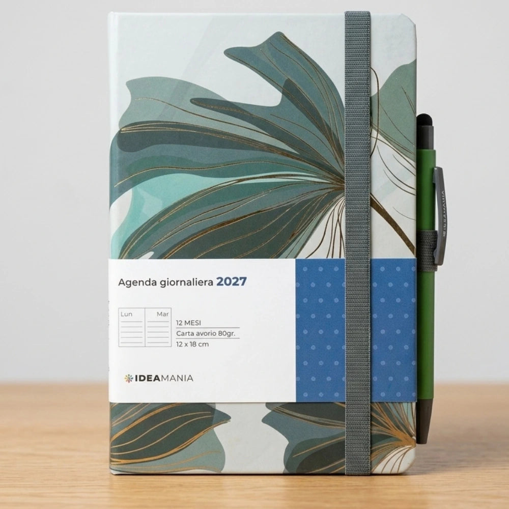 Agenda giornaliera 2027 Special Edition con penna Ideamania by Seven 12 × 18 cm