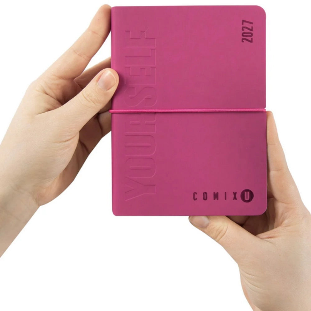 Agenda 16 Mesi 2026/27 Comix U Yourself Giornaliera Magenta – 11 x 15,3 cm