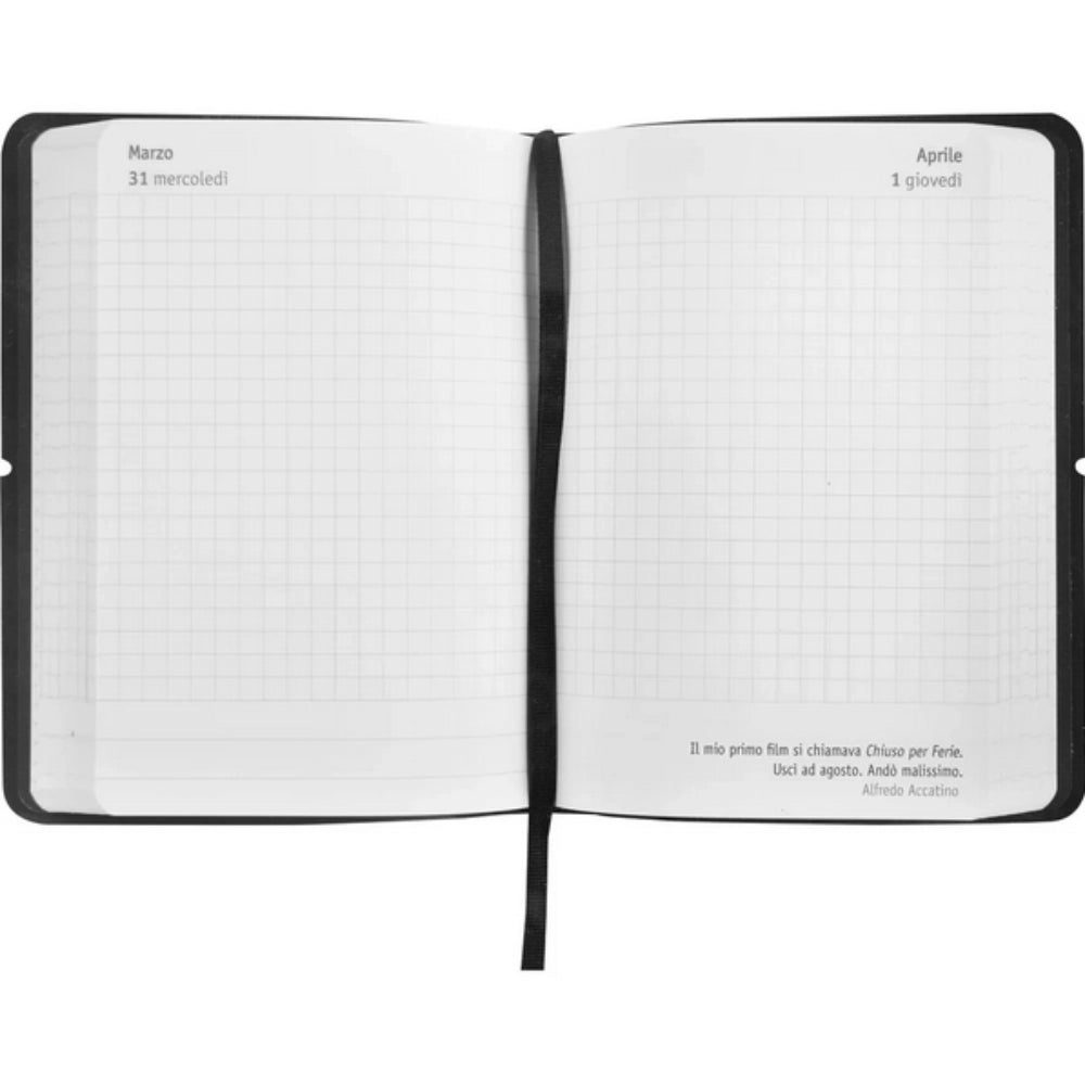 Agenda 16 Mesi 2026/27 Comix U Yourself Giornaliera Nero – 11 x 15,3 cm