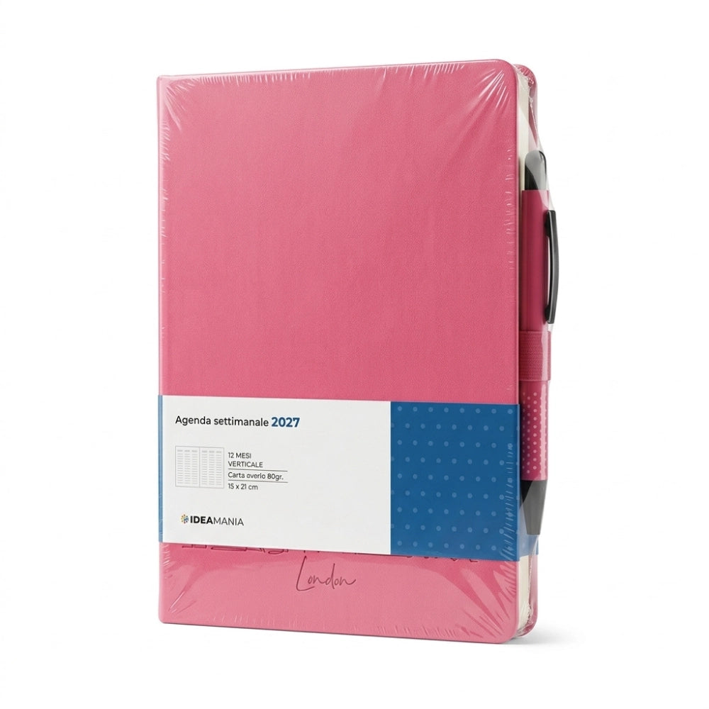 Agenda settimanale Ideamania by Seven 12 mesi con penna abbinata