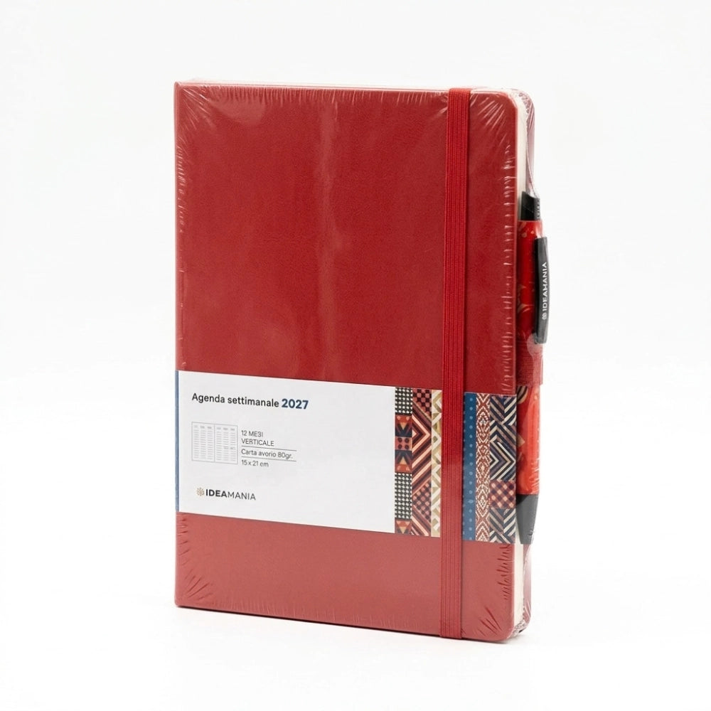 Agenda settimanale Ideamania by Seven 12 mesi con penna abbinata