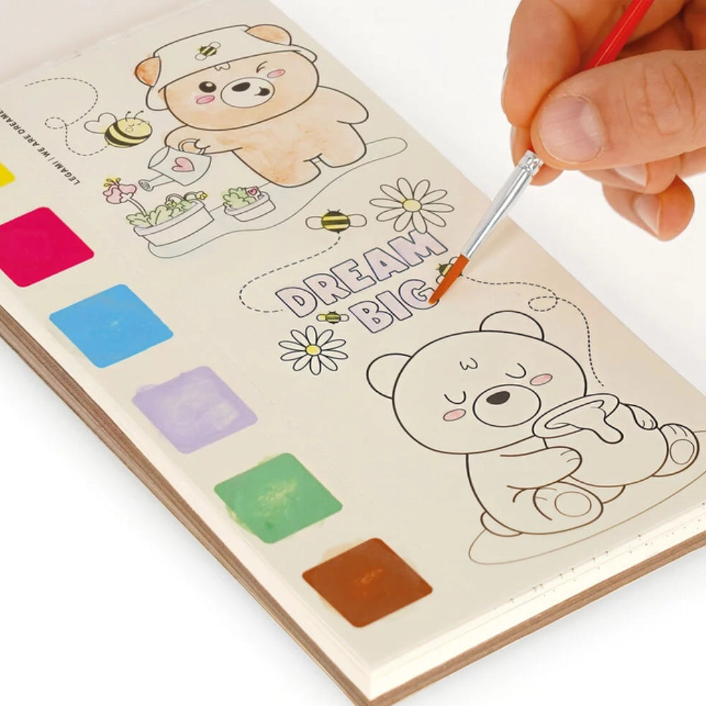 Legami Watercolour Paint Pad – Album Acquerelli Cute Animals e Dream Big