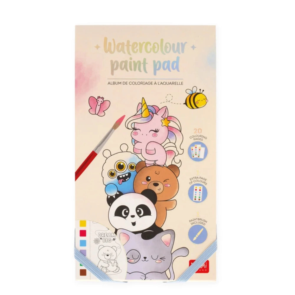 Legami Watercolour Paint Pad – Album Acquerelli Cute Animals e Dream Big