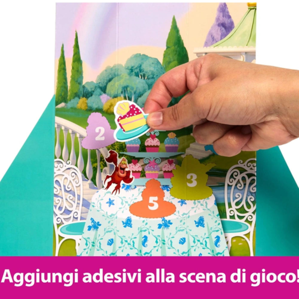 Disney Princess Ariel Spin & Reveal bambola con 11 sorprese