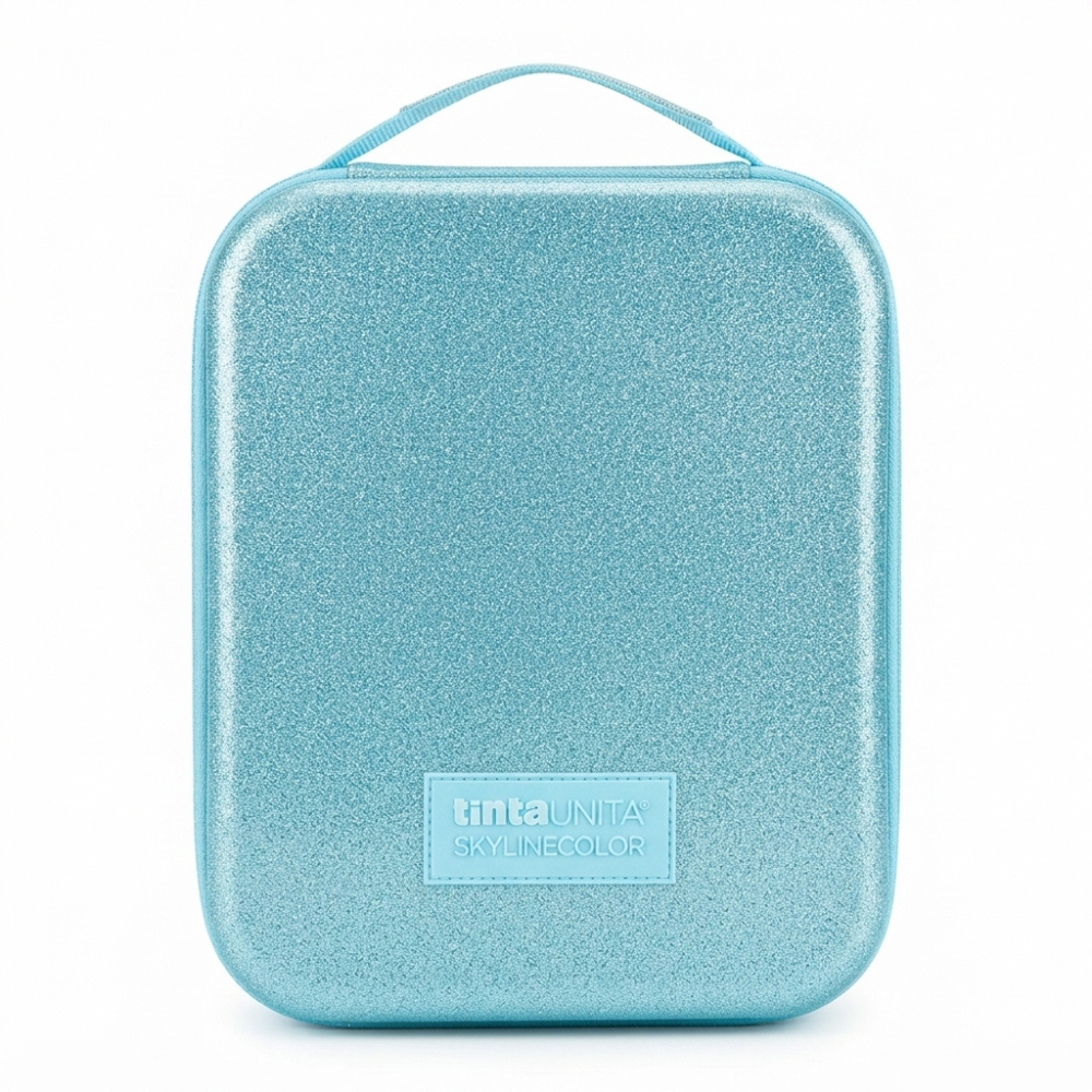 Astuccio Art Box One Time Premium TintaUnita Azzurro Glitter – con fascia One Time Premium