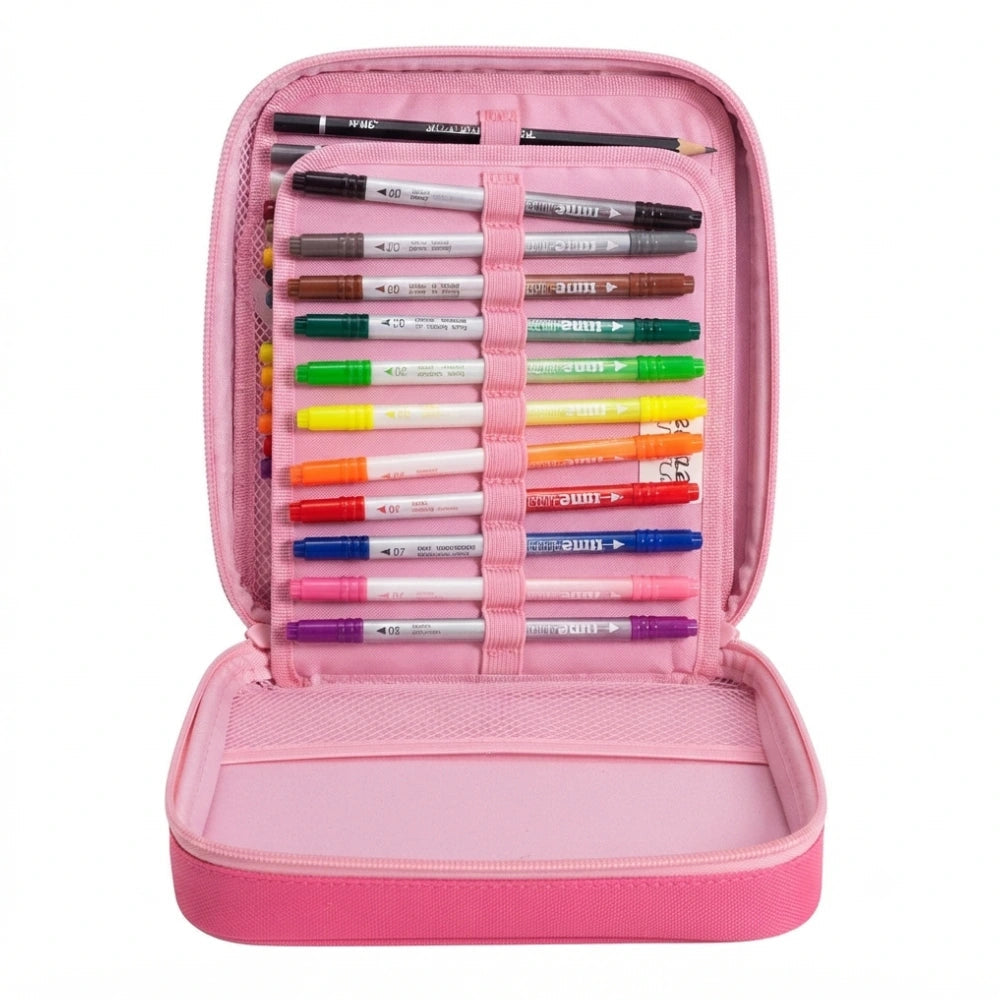 Astuccio Art Box One Time Premium TintaUnita SkylineColor Rosa Glitter – fronte chiuso