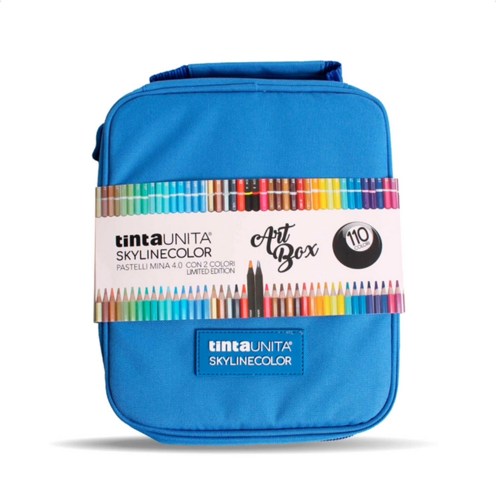Art Box Pastelli in Legno TintaUNITA 110 Colori Mina 4.2mm