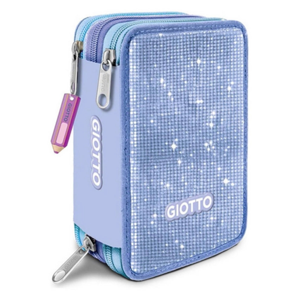 Astuccio 3 Zip Giotto Super Crystal Glitterato – 46 pz