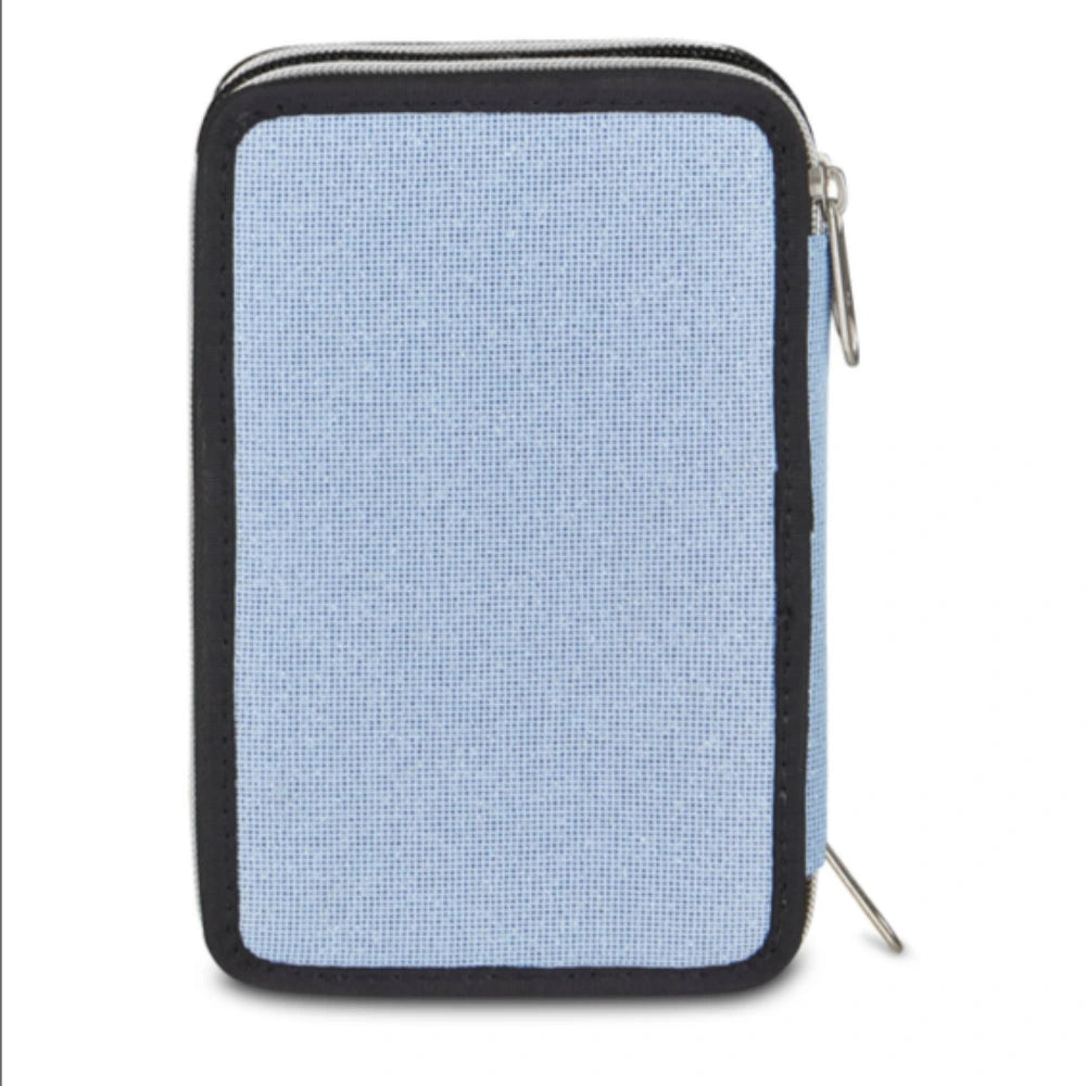 Astuccio Seven 3 Zip Made of Stars Azzurro Effetto Shiny 2026