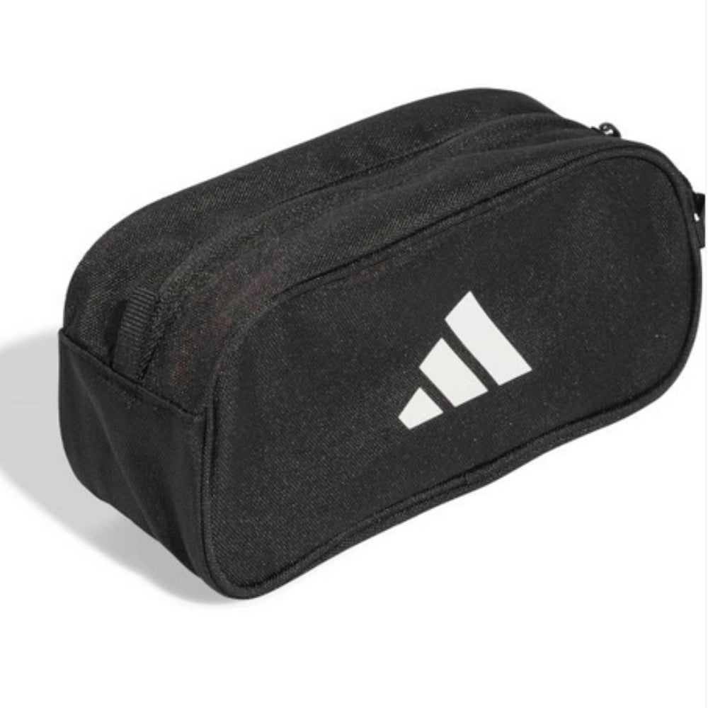 Astuccio Adidas Pencil Case 2 Portapenne Scuola Doppia Cerniera Nero | JN2706