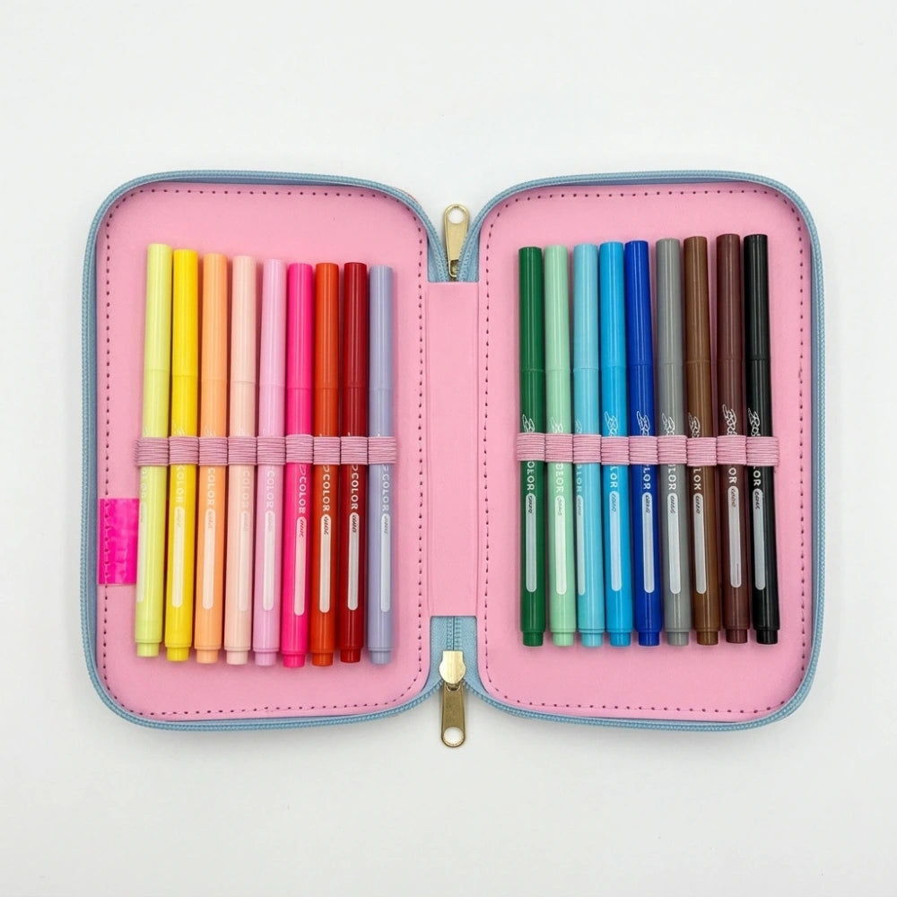Astuccio 3 Zip Barbie Completo Rosa — Giochi Preziosi 2026-27
