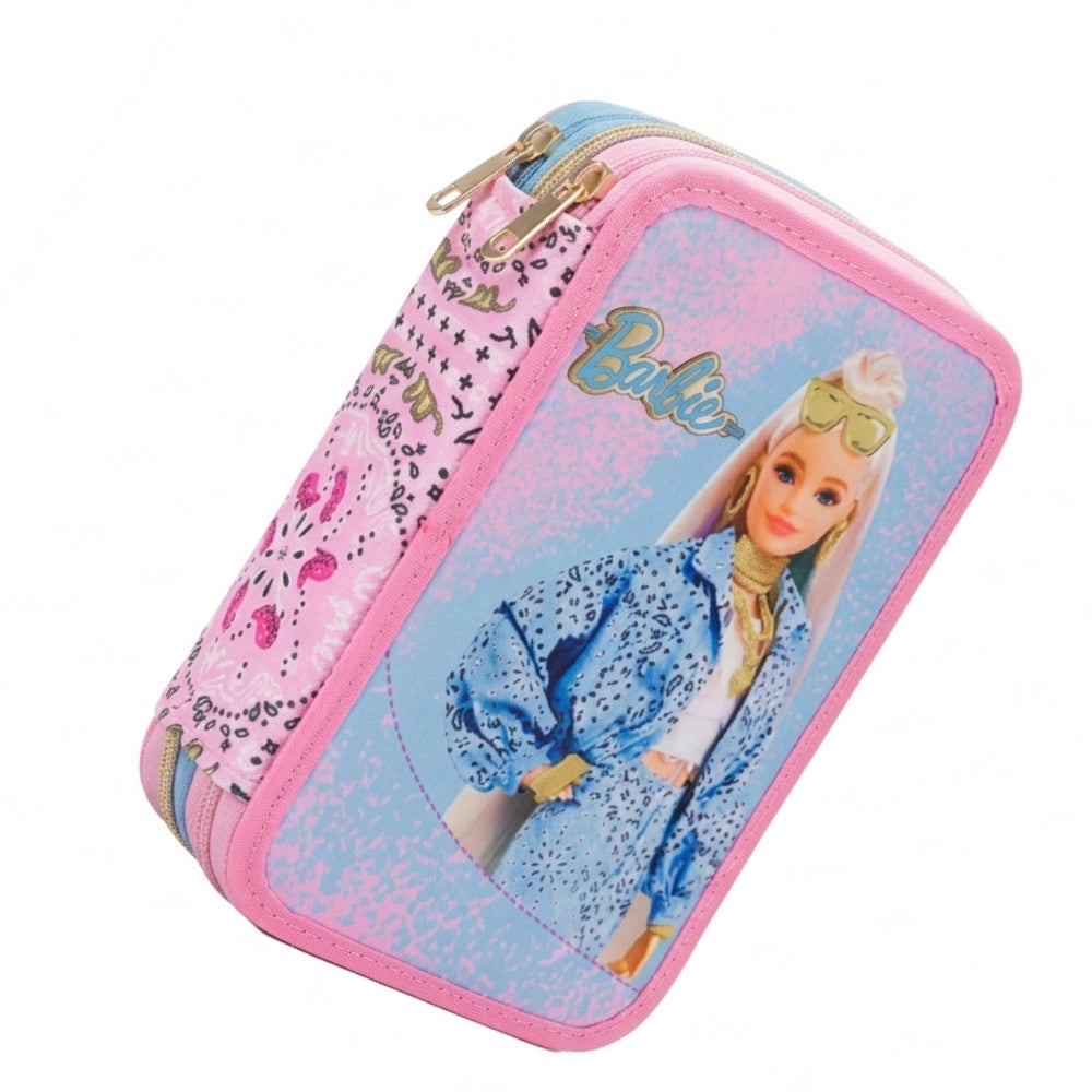 Astuccio 3 Zip Barbie Completo Rosa — Giochi Preziosi 2026-27