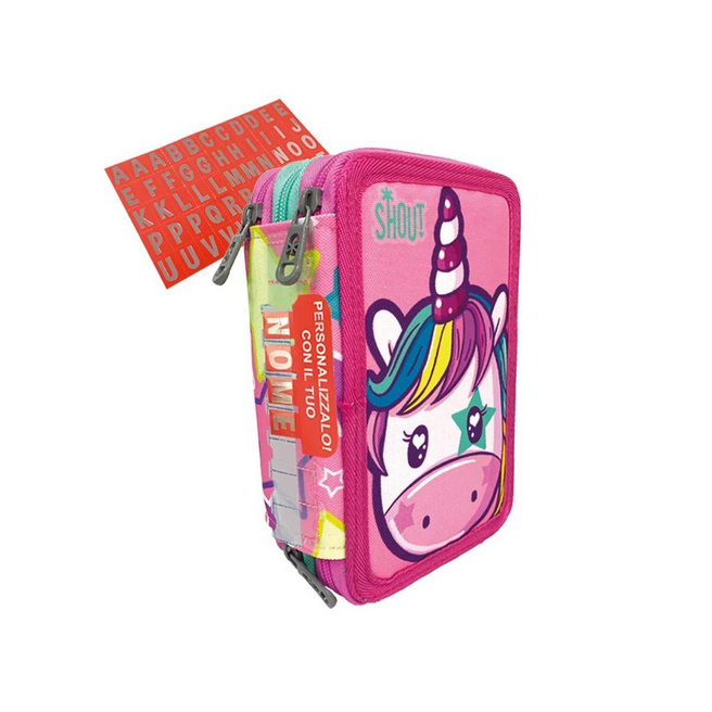 Shout Magic Unicorn Astuccio 3 Zip — Completo 44 Pezzi
