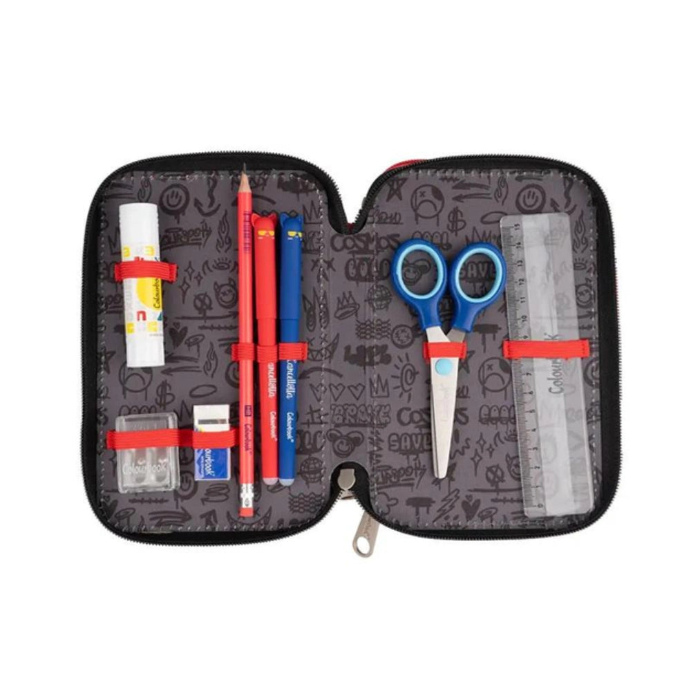 Colourbook Urban Pop – Astuccio completo 3 zip multicolore