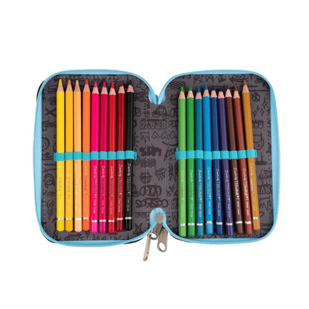 Colourbook Urban Pop – Astuccio completo 3 zip multicolore
