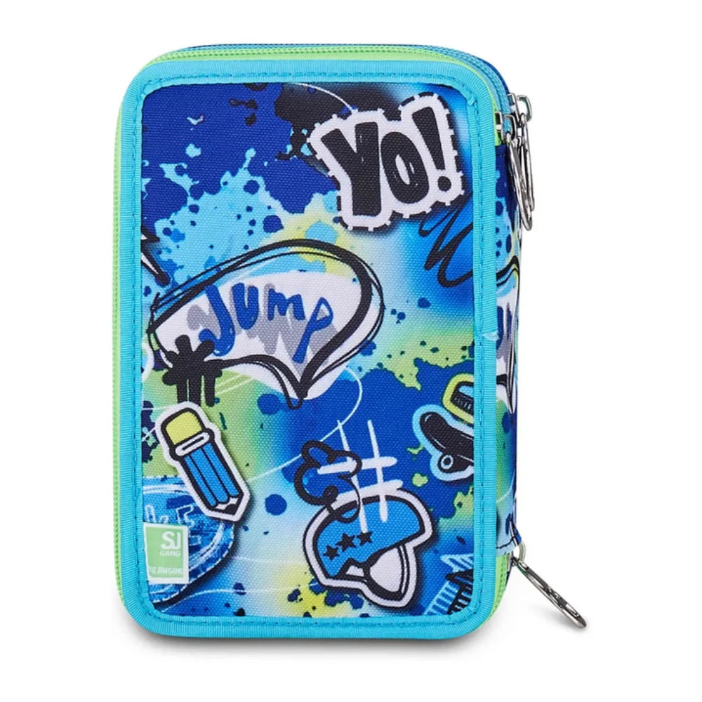 Astuccio 3 Zip SJ Boy – Ever Cloudy Blue | Seven