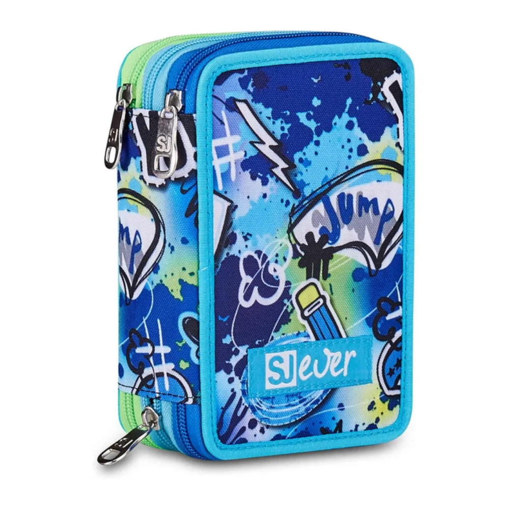 Astuccio 3 Zip SJ Boy – Ever Cloudy Blue | Seven