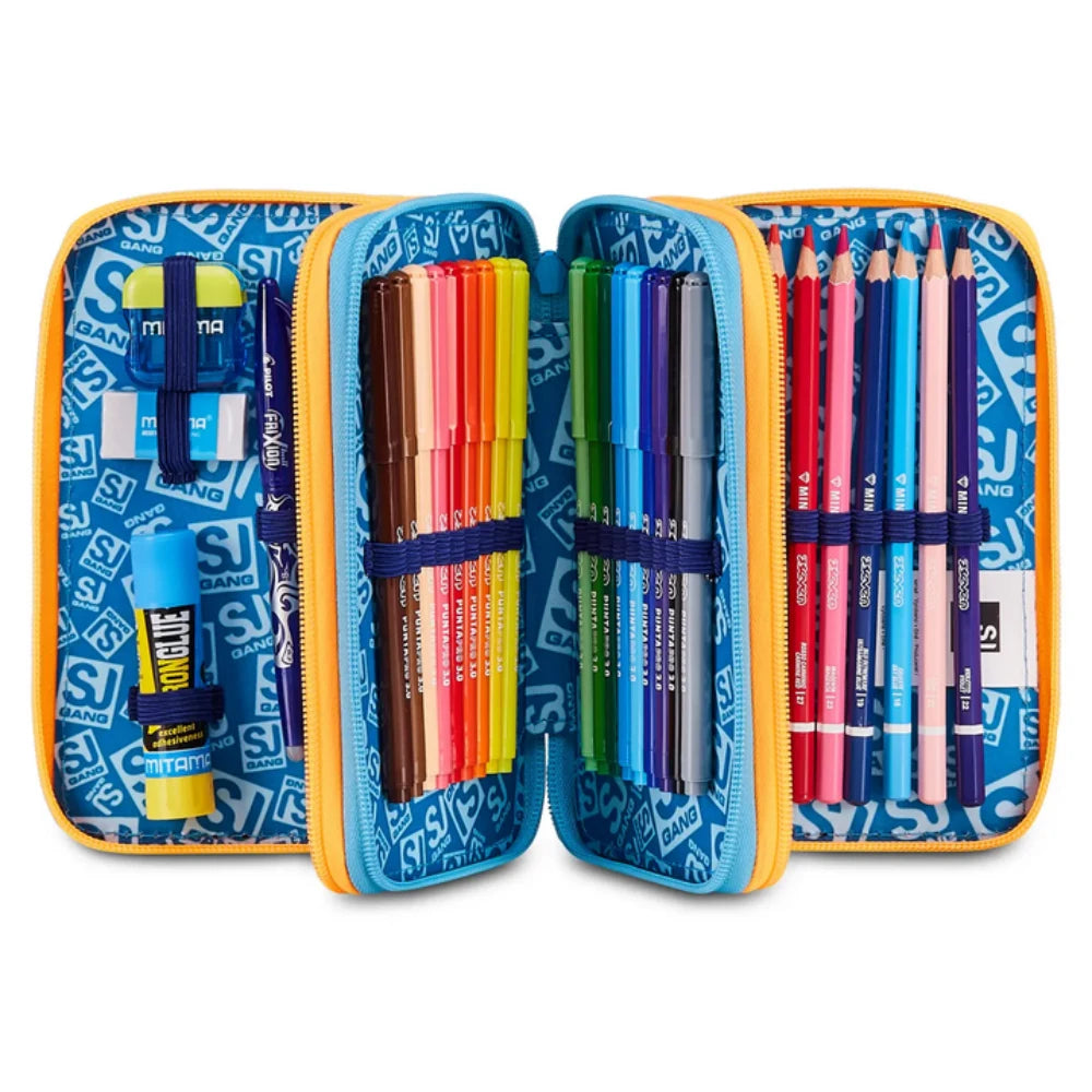 Astuccio 3 Zip SJ Boy – Joyful Pins | Seven