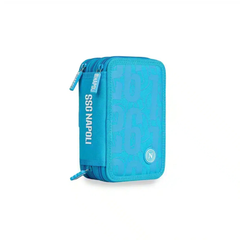 Astuccio 3 Zip SSC Napoli Ufficiale Colourbook con 44 Accessori