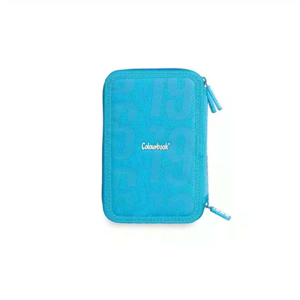 Astuccio 3 Zip SSC Napoli Ufficiale Colourbook con 44 Accessori