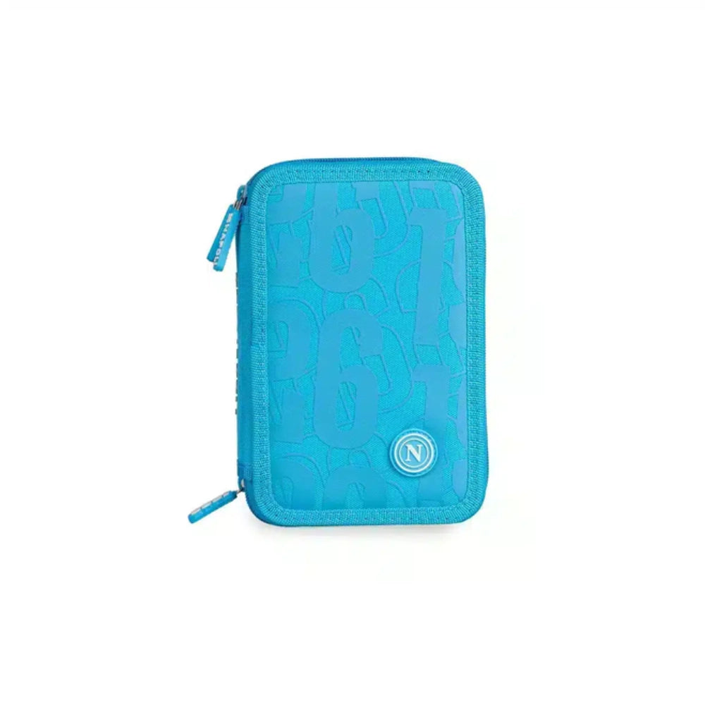 Astuccio 3 Zip SSC Napoli Ufficiale Colourbook con 44 Accessori