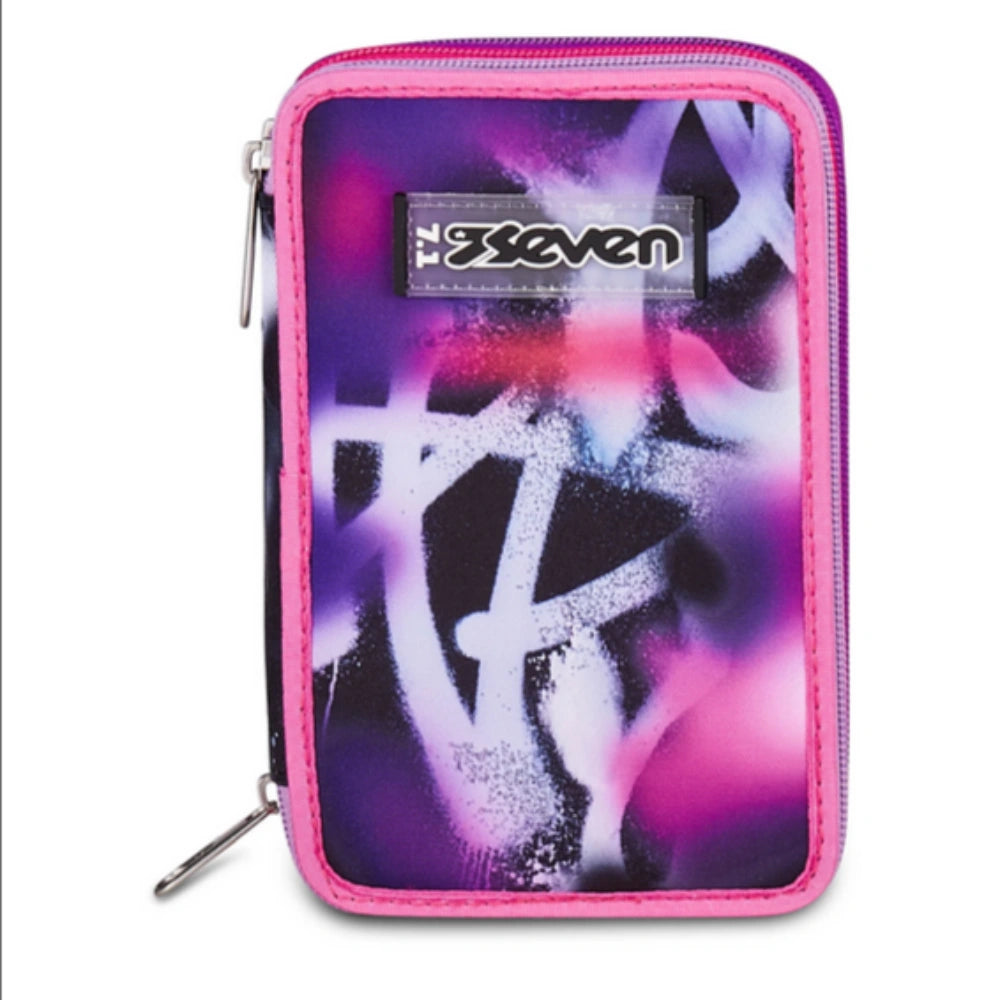 Astuccio Seven® 3 Zip Buzzy Note Girl – Completo 45 Pezzi