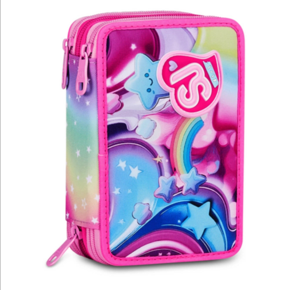 Astuccio 3 ZIP SJ Gang – SOFT POUCH GIRL | 45 Pezzi