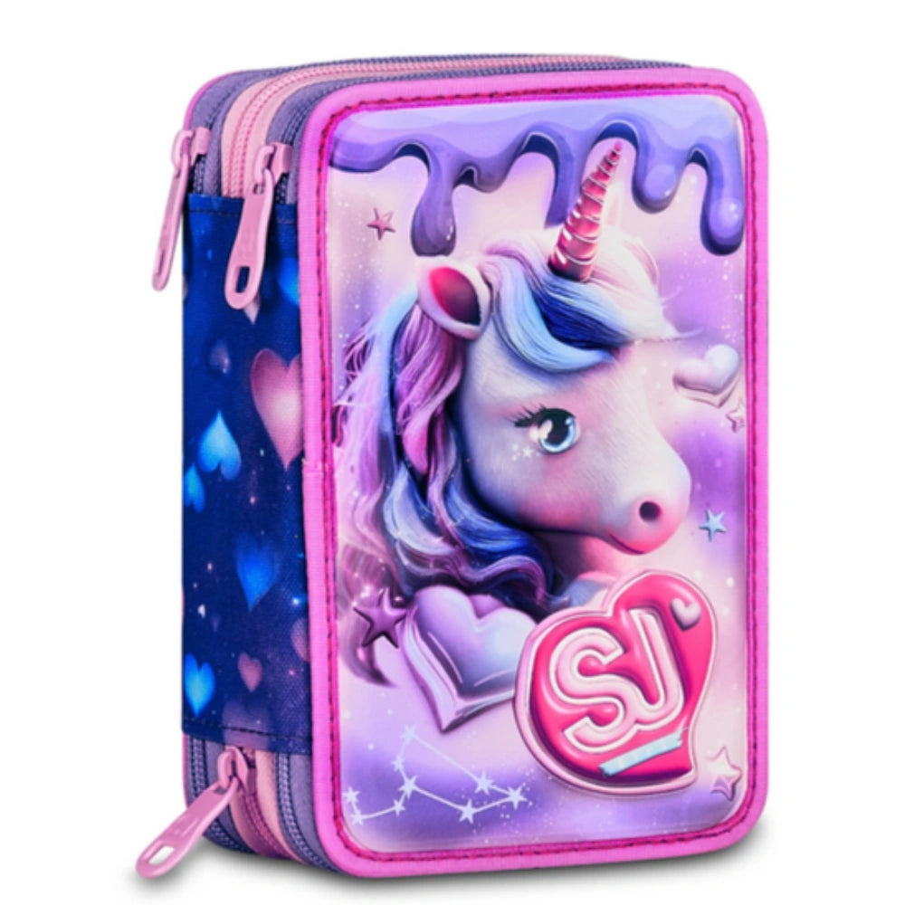 Astuccio 3 ZIP 3D SJ Gang – PIXIE UNICORN | 45 Pezzi