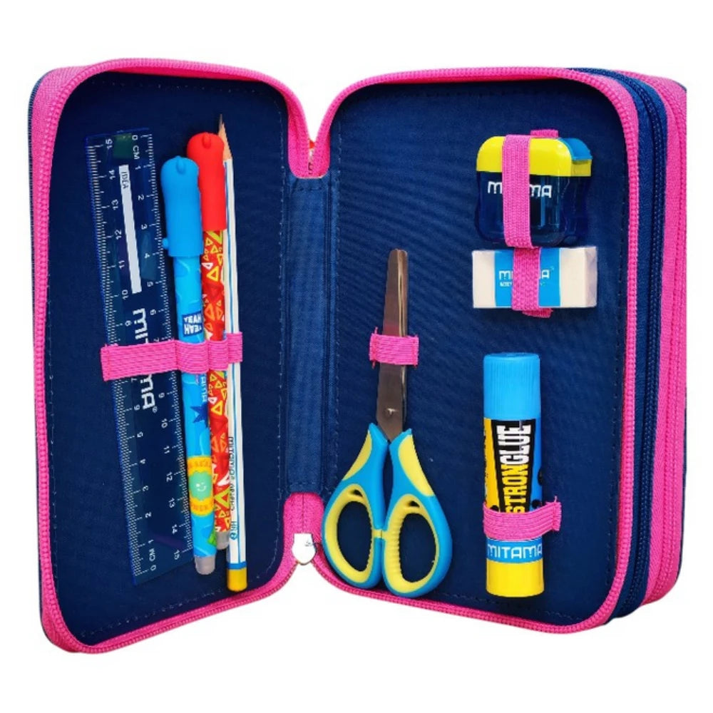 Astuccio 3 Zip Completo Stitch 2026