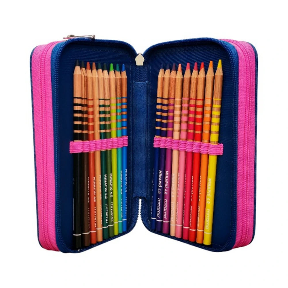 Astuccio 3 Zip Completo Stitch 2026