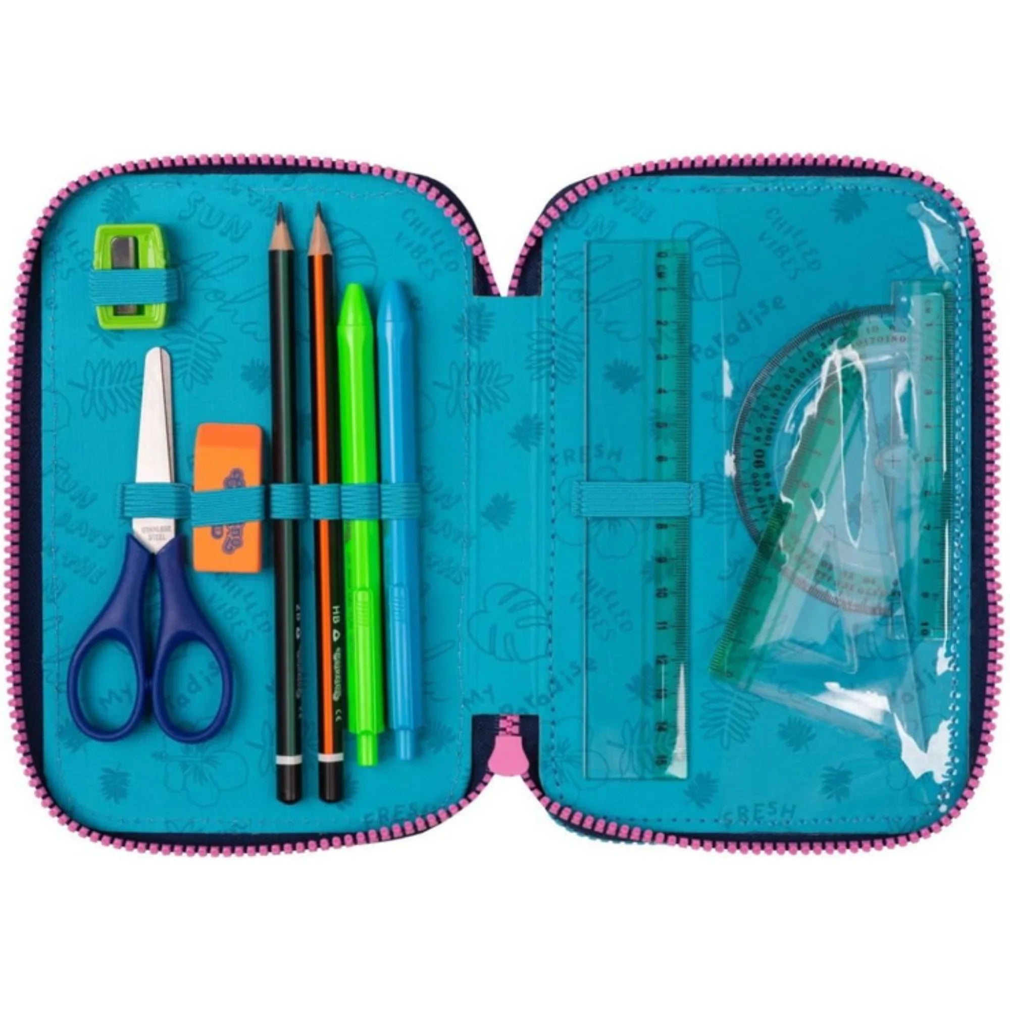 Astuccio 3 zip Stitch Coolpack