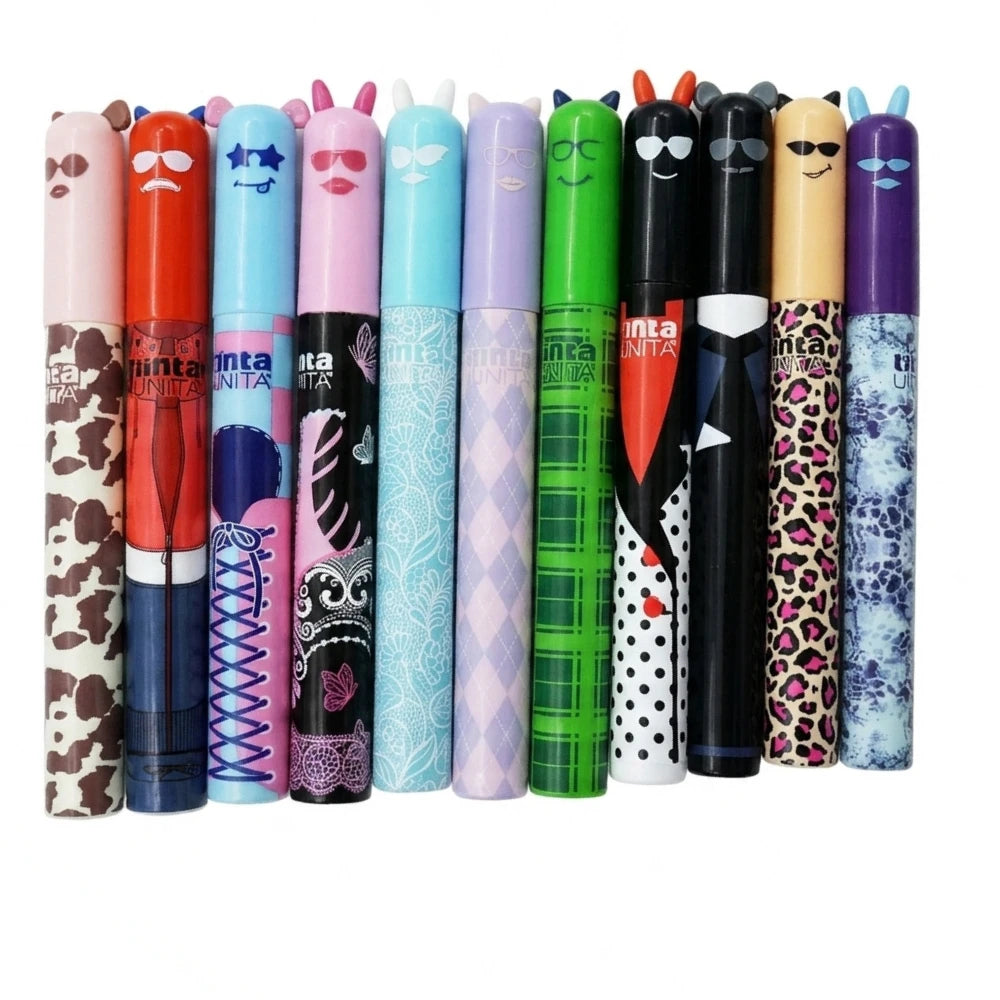 Porta Refill Tinta Unita Fashion con 3 Ricariche Penne Cancellabili