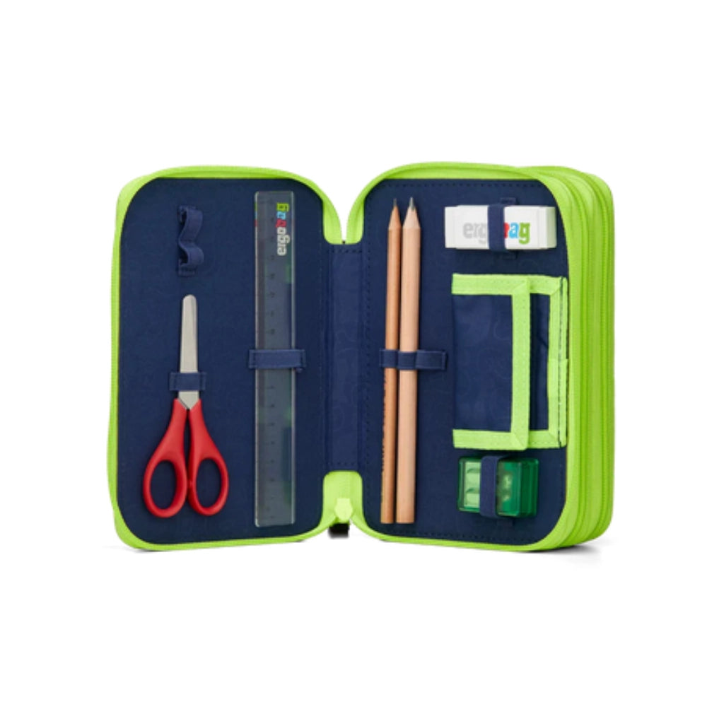 Astuccio 3 Zip Ergobag Cybear Race