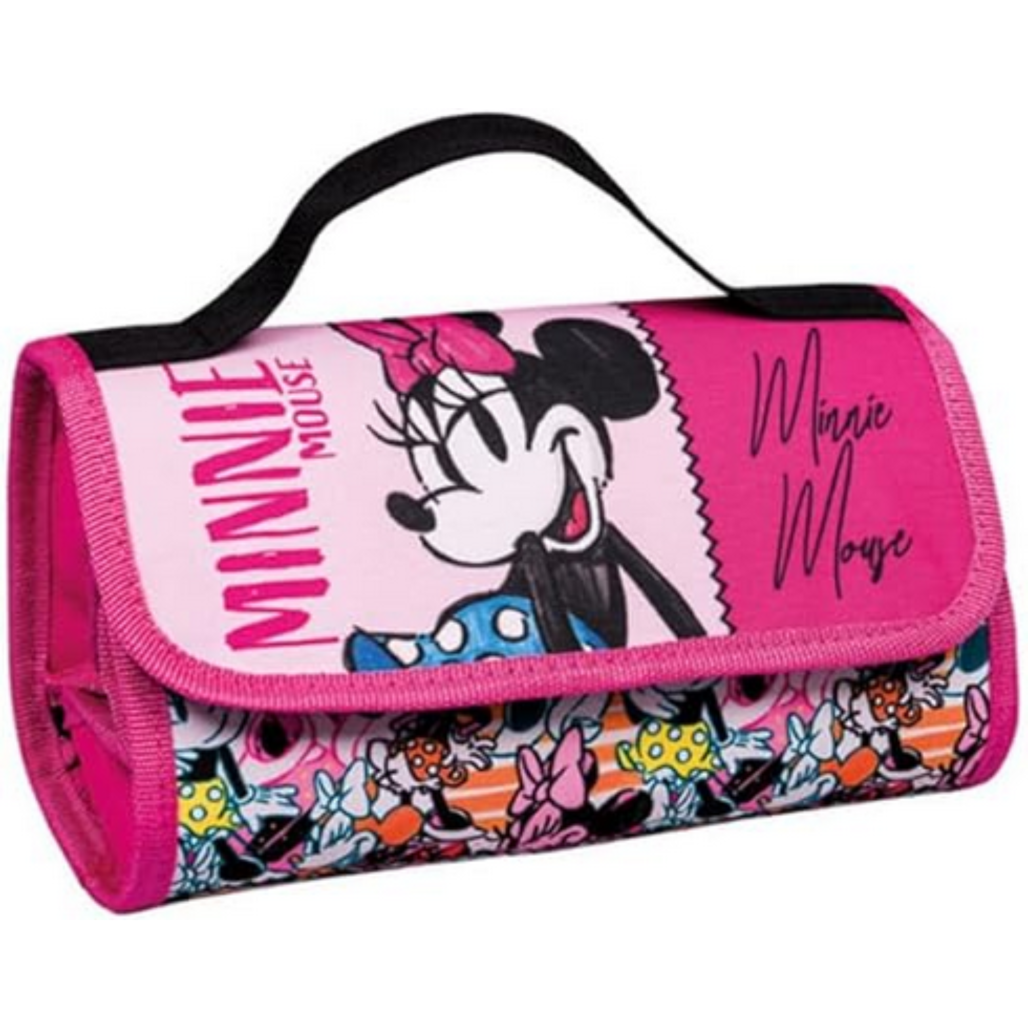 SEVEN Astuccio Rotolo Portacolori Minnie Mouse Disney – Licenza Ufficiale | Dal 1956