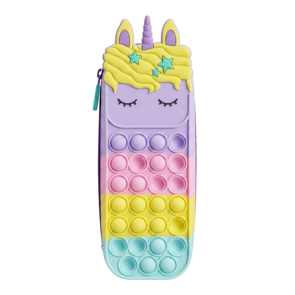 Astuccio Pop It Antistress Back2Fun – Unicorno e Panda Silicone